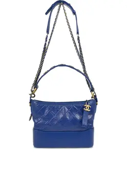 CHANEL Pre-Owned: Голубая сумка 