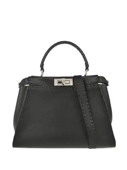 Fendi Pre-Owned: Чёрная сумка-шоппер 