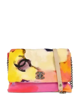 CHANEL Pre-Owned: Сумка с растительным принтом 