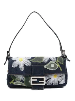 Fendi Pre-Owned: Синяя сумка 