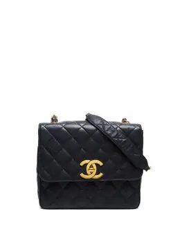 CHANEL Pre-Owned: Чёрная сумка 