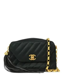 CHANEL Pre-Owned: Чёрная сумка 