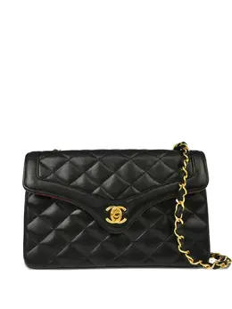 CHANEL Pre-Owned: Чёрная сумка 