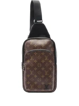 Louis Vuitton Pre-Owned: Коричневая сумка через плечо 