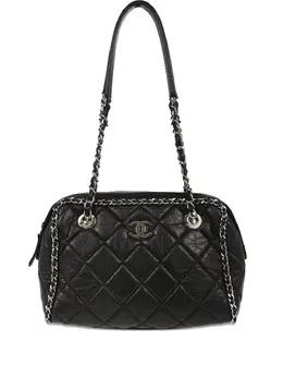 CHANEL Pre-Owned: Чёрная сумка 
