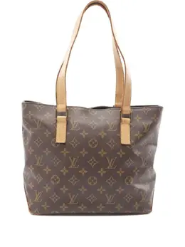 Louis Vuitton Pre-Owned: Коричневая сумка-шоппер 