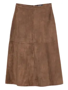 'S Max Mara: Замшевая юбка 