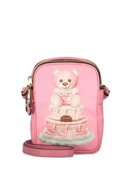 Moschino: Сумка  Teddy Bear с принтом