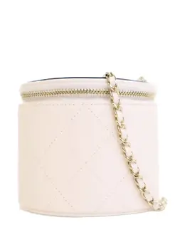 CHANEL Pre-Owned: Белая сумка через плечо 