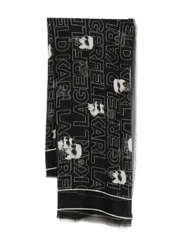 Karl Lagerfeld: Чёрный шарф 