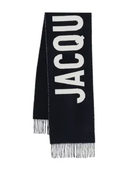 Jacquemus: Синий шарф 