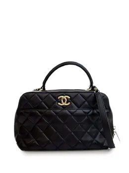 CHANEL Pre-Owned: Чёрная сумка 