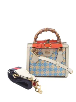 Gucci Pre-Owned: Голубая сумка 