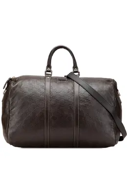 Gucci Pre-Owned: Коричневая дорожная сумка 