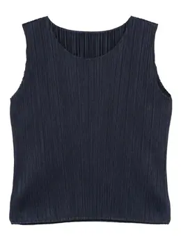 Pleats Please Issey Miyake: Топ без рукава 