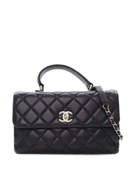 CHANEL Pre-Owned: Чёрная сумка на руку 