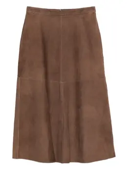 'S Max Mara: Замшевая юбка 