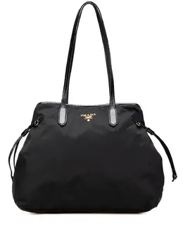 Prada Pre-Owned: Чёрная сумка-шоппер 