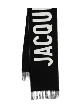 Jacquemus: Чёрный шарф 