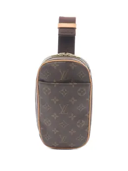 Louis Vuitton Pre-Owned: Коричневая сумка через плечо 