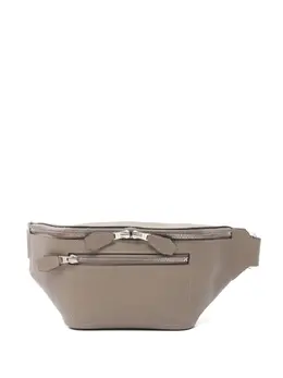 Hermès Pre-Owned: Серебристая поясная сумка 