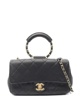 CHANEL Pre-Owned: Чёрная сумка 