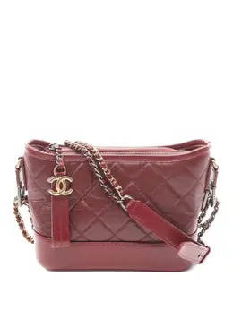 CHANEL Pre-Owned: Бордовая сумка 