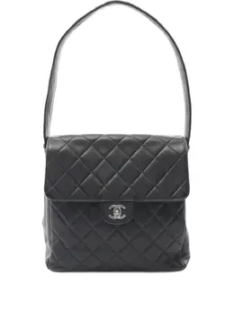 CHANEL Pre-Owned: Чёрная сумка 