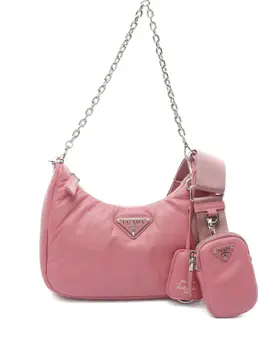 Prada Pre-Owned: Розовая сумка 