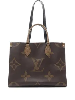 Louis Vuitton Pre-Owned: Коричневая сумка-шоппер 