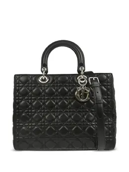 Christian Dior Pre-Owned: Чёрная сумка-шоппер 