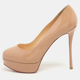 Christian Louboutin: Бежевые туфли 