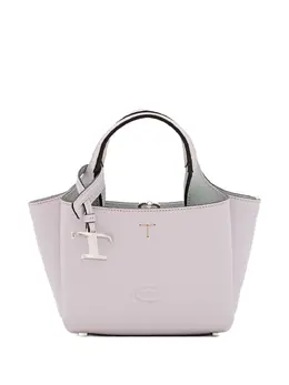 Tod's: Фиолетовая сумка-шоппер 