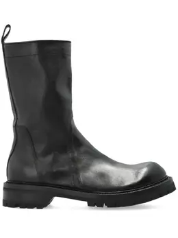 Rick Owens: Чёрные ботинки 