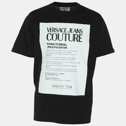 Versace Jeans Couture: Чёрная футболка 