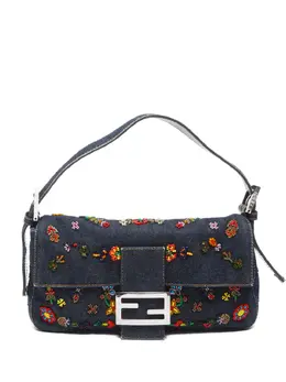 Fendi Pre-Owned: Синяя сумка 