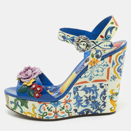 Dolce & Gabbana: Многоцветные сандалии 