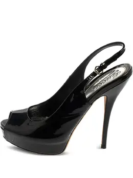 Gucci Pre-Owned: Чёрные сандалии 
