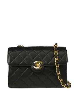 CHANEL Pre-Owned: Чёрная сумка 