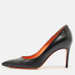 Santoni: Чёрные туфли 