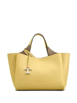Tod's: Жёлтая сумка-шоппер 