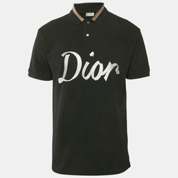 Dior Homme: Чёрное поло 