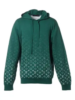 Louis Vuitton Pre-Owned: Зелёная толстовка 