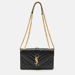Saint Laurent Paris: Чёрная сумка  Envelope