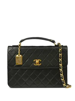 CHANEL Pre-Owned: Чёрная сумка 
