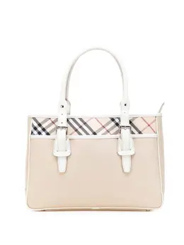 Burberry Pre-Owned: Коричневая сумка-шоппер 