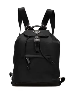 Prada Pre-Owned: Чёрный рюкзак 