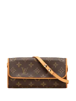 Louis Vuitton Pre-Owned: Коричневая сумка через плечо 