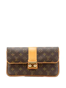 Louis Vuitton Pre-Owned: Коричневый клатч 