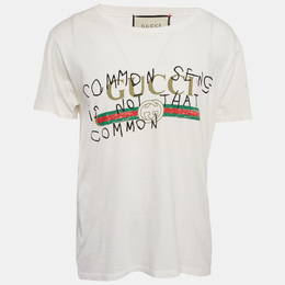 Gucci: Белая футболка 